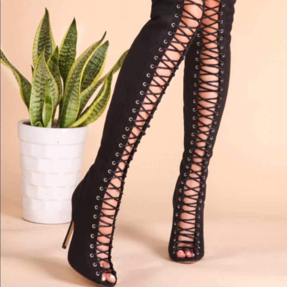 Thigh high heels